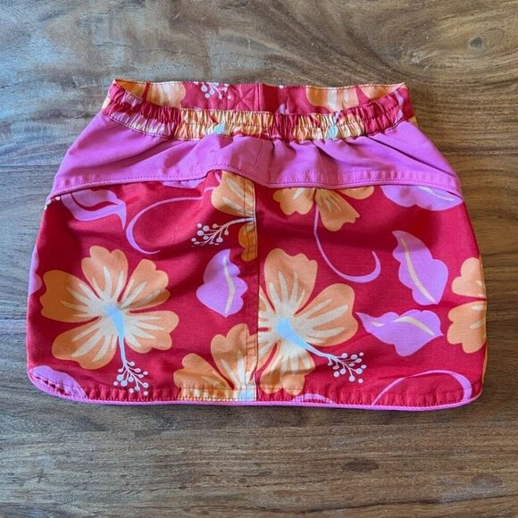 Baby Gap Hibiscus Mesh Lined Sporty Aloha Skirt Sz 3T - Picture 7 of 7